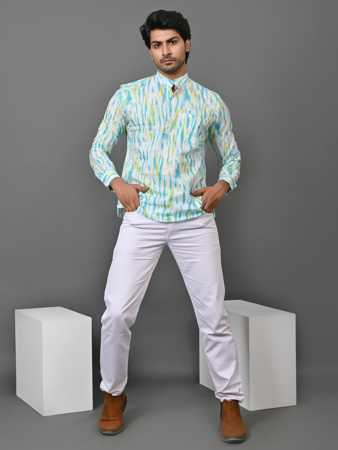 Tie Dye Multi Short Kurta