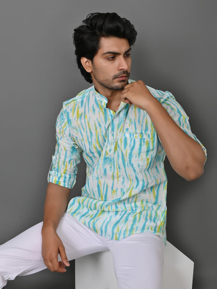 Tie Dye Multi Short Kurta