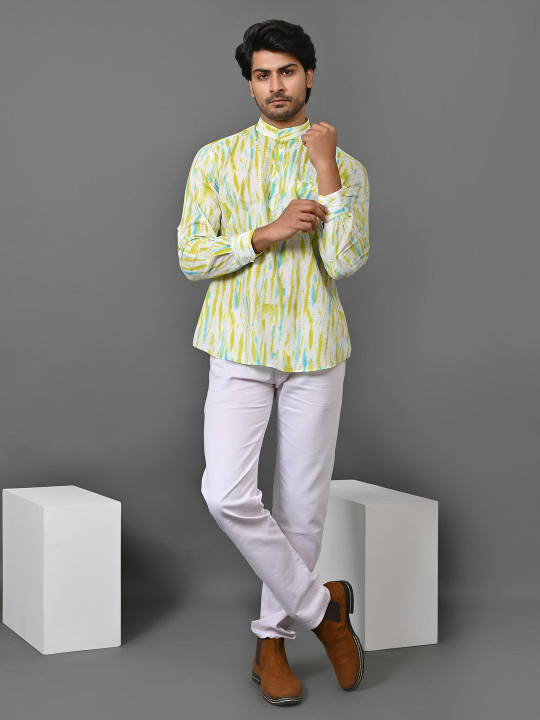 Tie Dye Multi Short Kurta