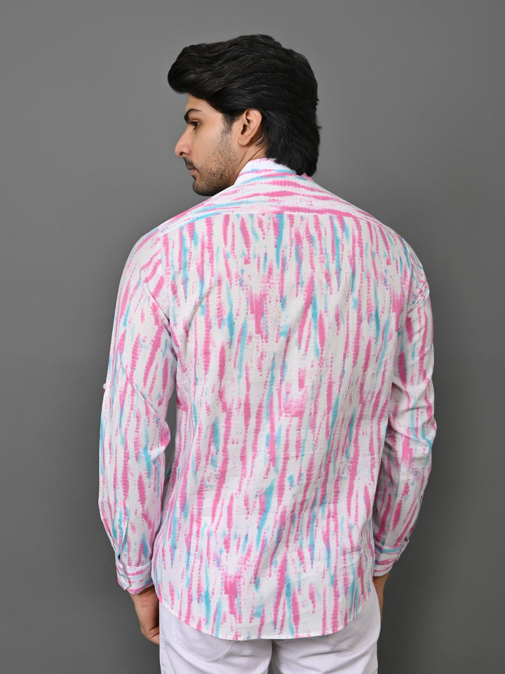 Tie Dye Pink Short Kurta