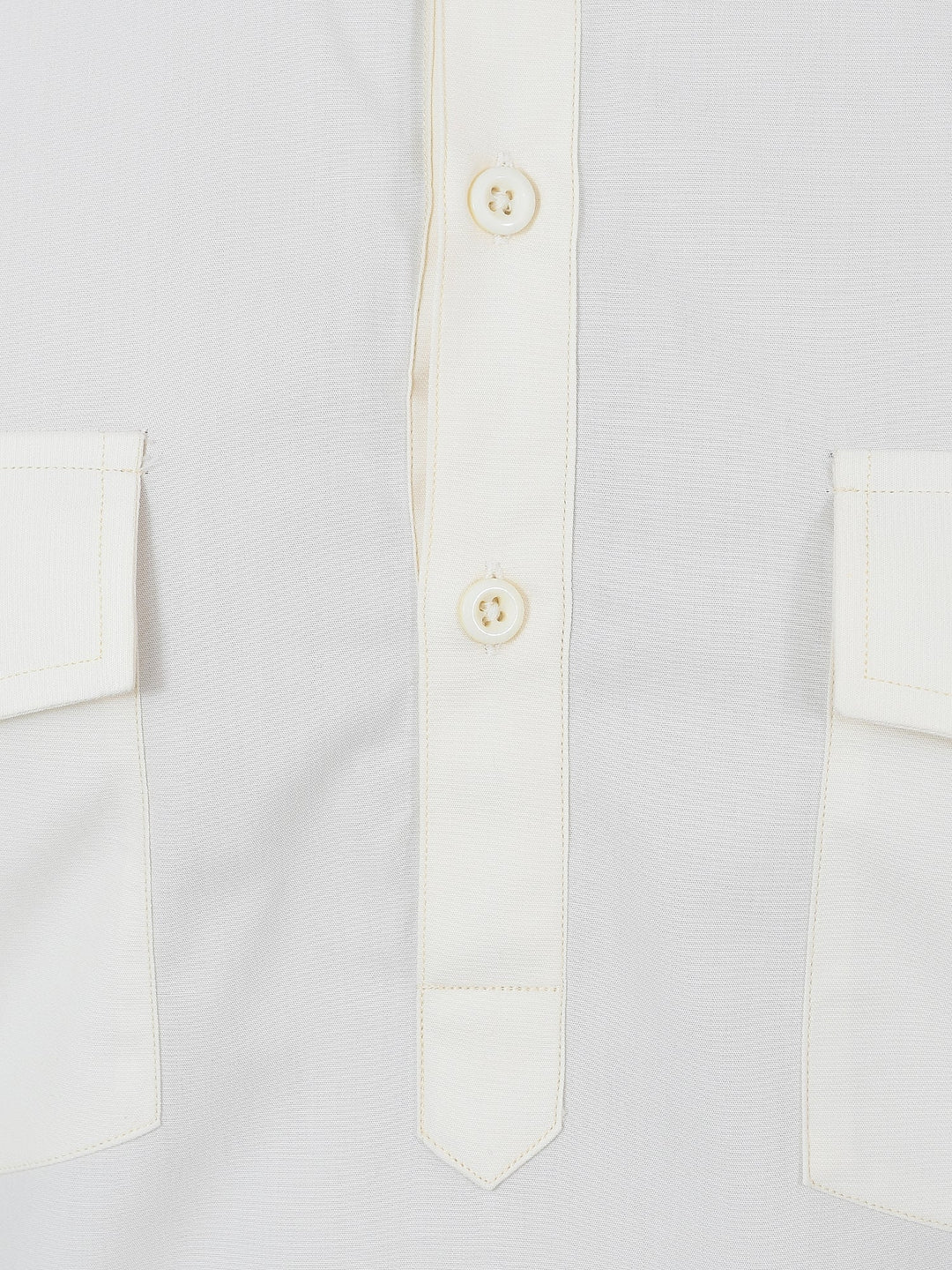 Textured Cream Pathani Set