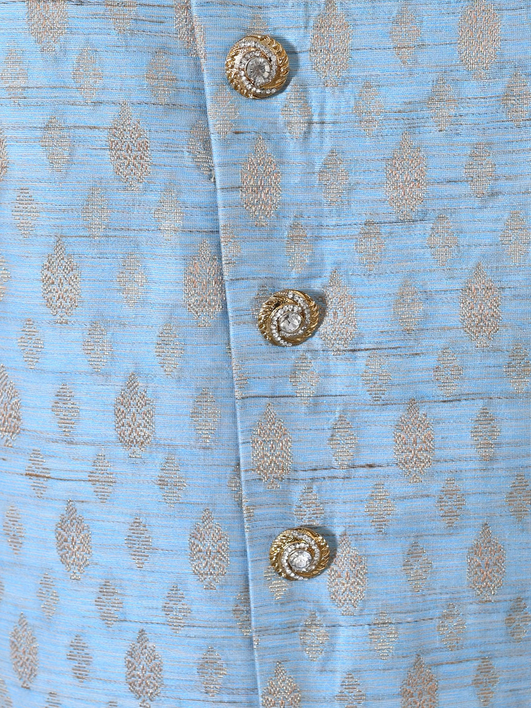 Ethnic Motifs Blue Sherwani