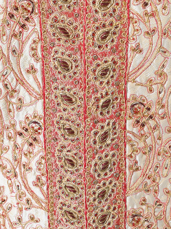 Ethnic Motifs Beige Sherwani