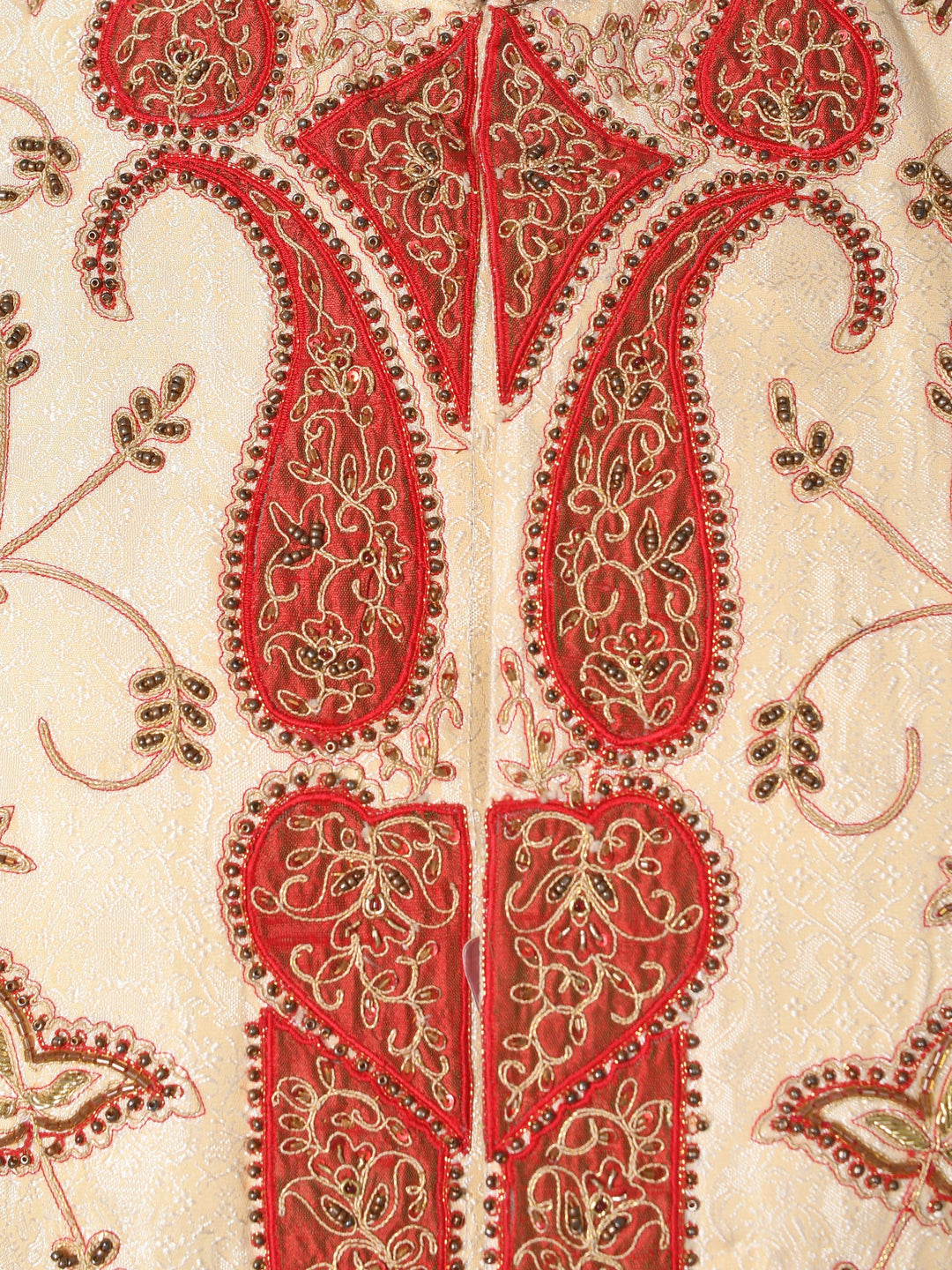 Floral Cream Sherwani